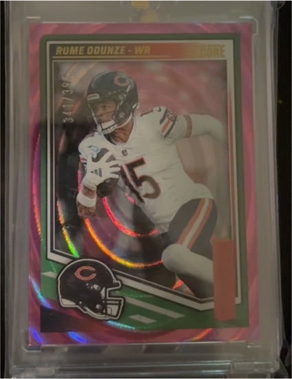 2025 Panini Score #289 Rome Odunze — front