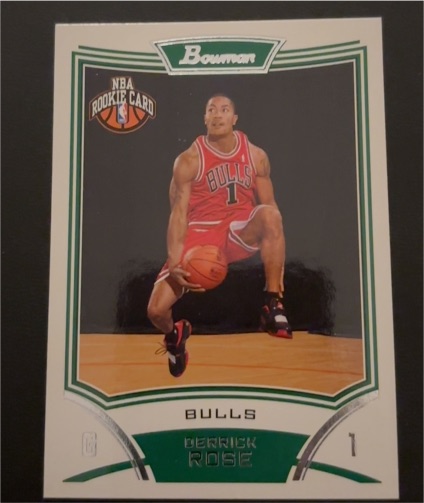 2008 Bowman #111 Derrick Rose — front
