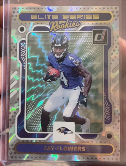 2023 Donruss Elite Series Rookies #9 Zay Flowers — front