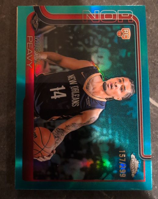 2025-26 Topps Chrome #291 Micah Peavy — front