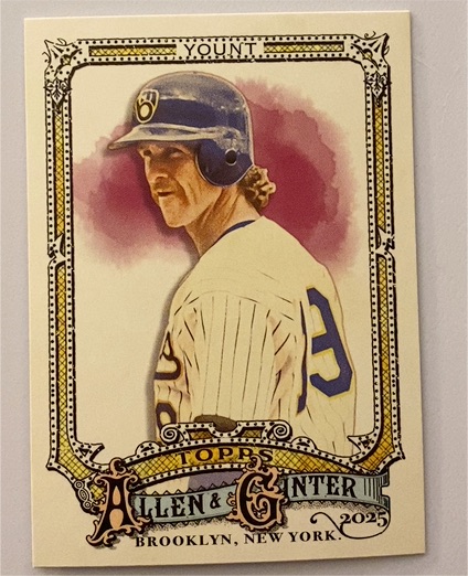 2025 Topps Allen & Ginter #321 Robin Yount — front