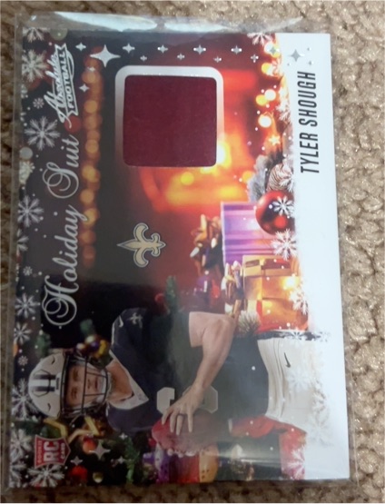 2025 Panini Absolute #HS-TS Tyler Shough Holiday Suit — front