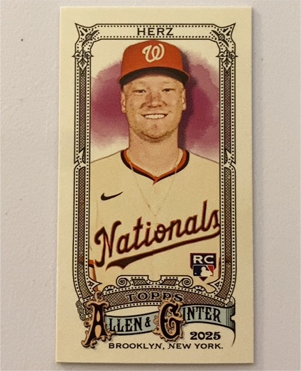 2025 Topps Allen & Ginter Mini #237 DJ Herz — front