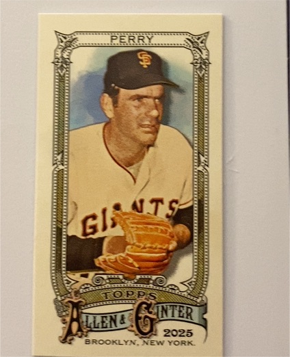 2025 Topps Allen & Ginter #305 Gaylord Perry — front