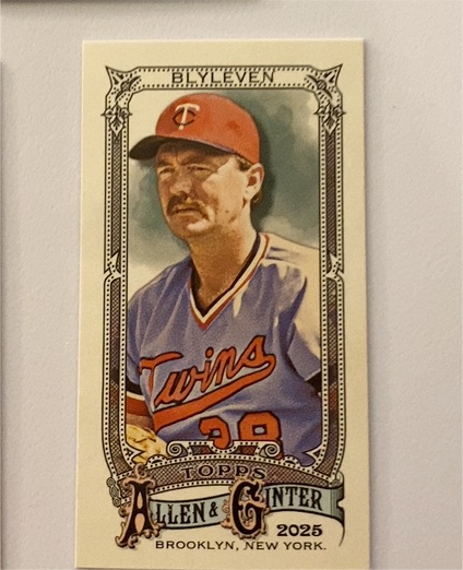 2025 Topps Allen & Ginter #341 Bert Blyleven — front