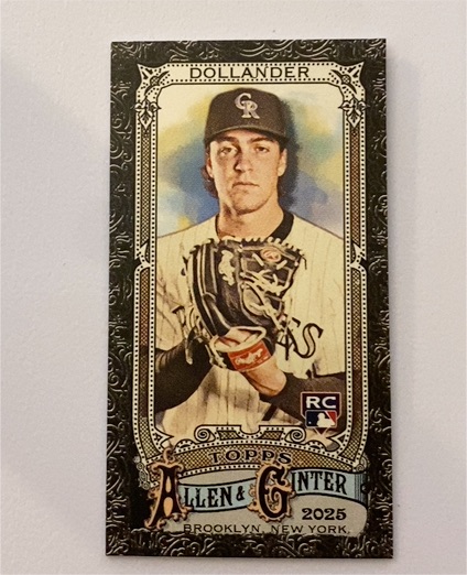 2025 Topps Allen & Ginter #217 Chase Dollander — front