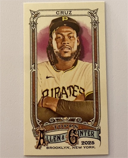 2025 Topps Allen & Ginter Mini #125 Oneil Cruz — front