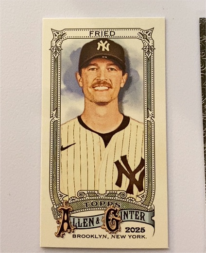 2025 Topps Allen & Ginter #207 Max Fried — front