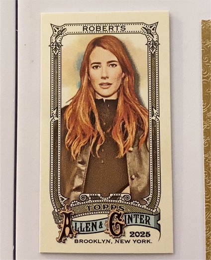 2025 Topps Allen & Ginter Mini #286 Emma Roberts — front