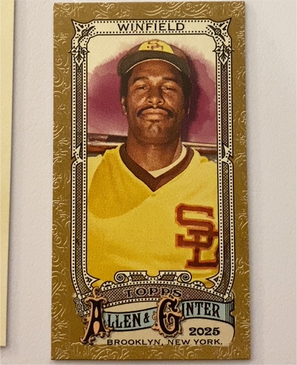 2025 Topps Allen & Ginter #151 Dave Winfield — front