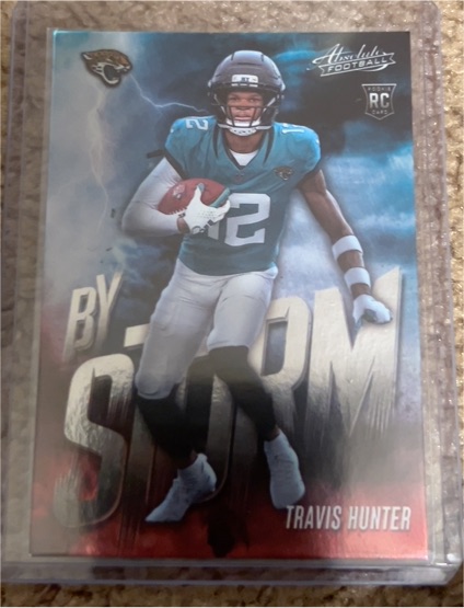 2025 Panini Absolute #17 Travis Hunter By Storm — front