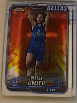 2024-25 Topps Chrome #114 Dereck Lively II — front