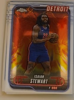 2024-25 Topps Chrome #116 Isaiah Stewart — front