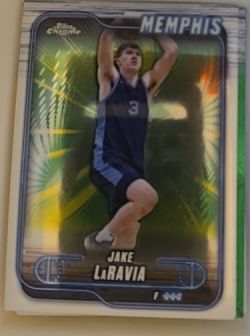 2024-25 Topps Chrome #104 Jake LaRavia — front