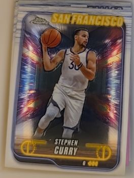 2024-25 Topps Chrome #187 Stephen Curry — front