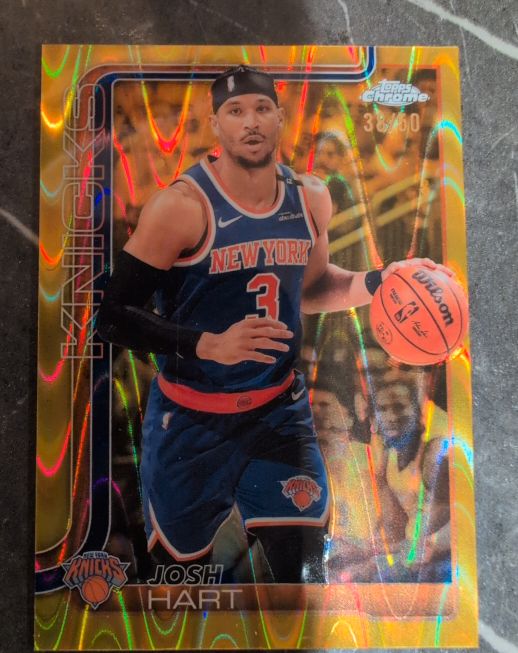 2025-26 Topps Chrome #160 Josh Hart — front