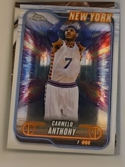 2024-25 Topps Chrome #83 Carmelo Anthony — front