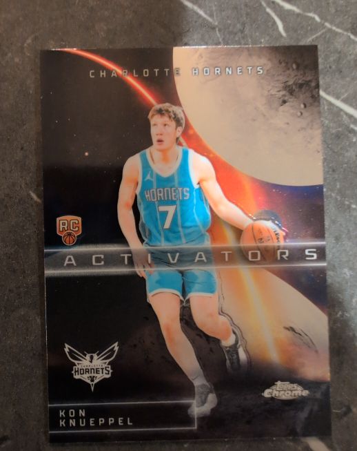 2025-26 Topps Chrome #AC-14 Kon Knueppel Activators Rookie Card — front