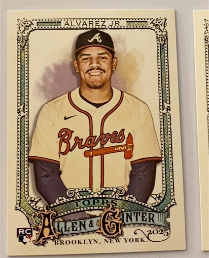 2025 Topps Allen & Ginter #201 Nacho Alvarez Jr. — front