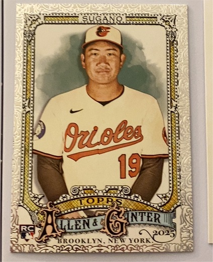 2025 Topps Allen & Ginter #149 Tomoyuki Sugano — front