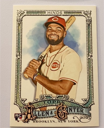 2025 Topps Allen & Ginter #126 Rece Hinds — front