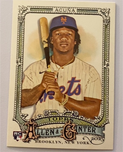 2025 Topps Allen & Ginter #107 Luisangel Acuña — front