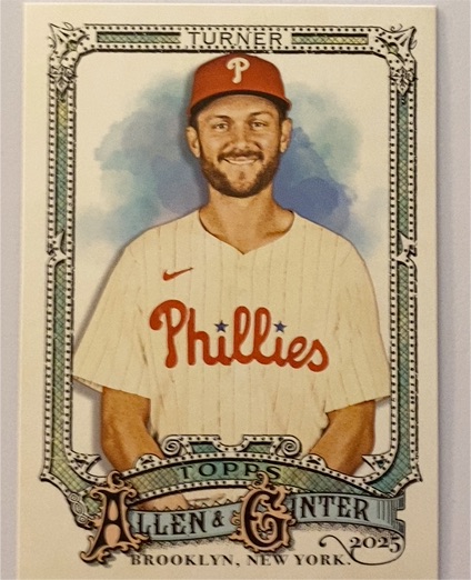 2025 Topps Allen & Ginter #141 Trea Turner — front