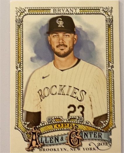 2025 Topps Allen & Ginter #49 Kris Bryant — front