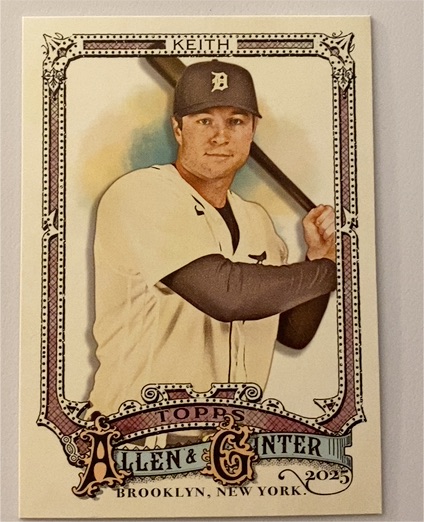 2025 Topps Allen & Ginter #178 Colt Keith — front