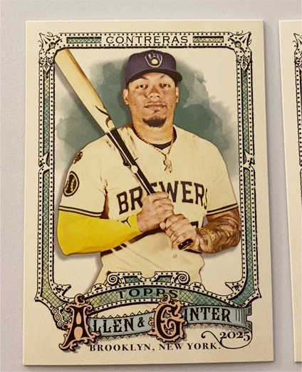 2025 Topps Allen & Ginter #113 William Contreras — front
