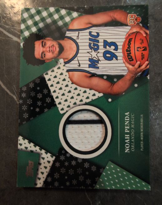 2025-26 Topps Holiday #HR-27 Noah Penda — front