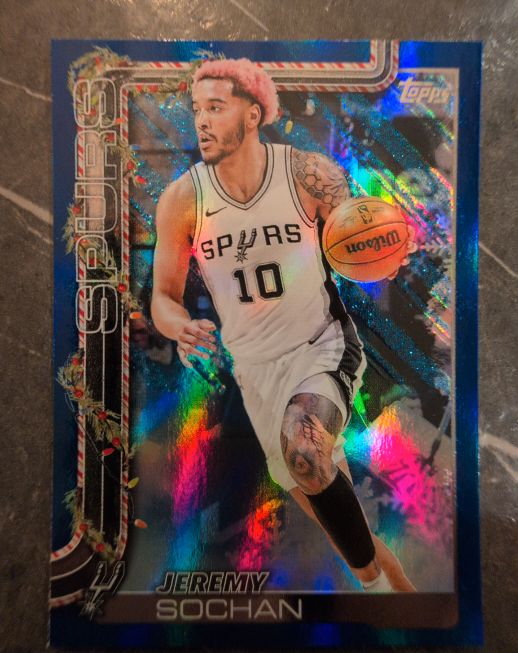 2025-26 Topps #199 Jeremy Sochan — front