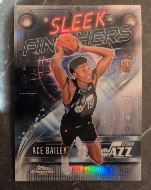 2025-26 Topps Chrome #SF-25 Ace Bailey Sleek Finishers Rookie — front