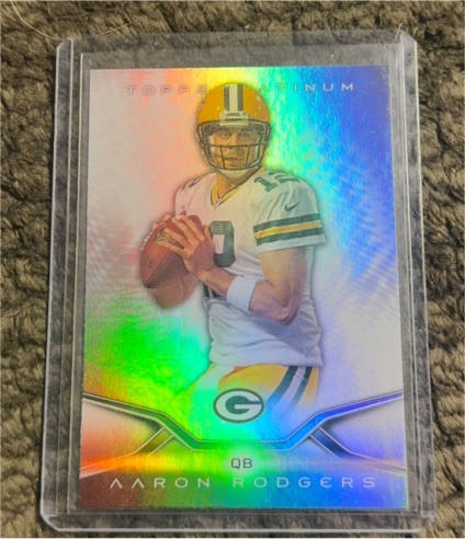2014 Topps Platinum #43 Aaron Rodgers — front