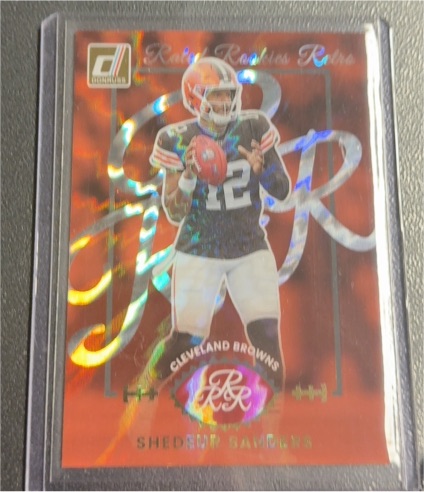 2025 Donruss Rated Rookies Retro #11 Shedeur Sanders — front