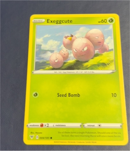 2020 Pokémon Vivid Voltage #004 Exeggcute — front