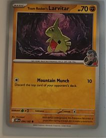 2025 Pokémon TCG Destined Rivals #094 Team Rocket's Larvitar — front