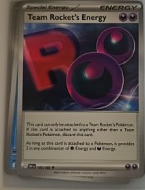 2023 Pokémon SV10: Destined Rivals #182 Team Rocket's Energy — front