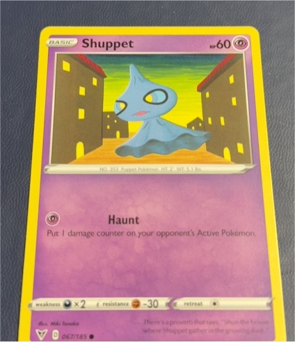 2020 Pokémon SWSH04: Vivid Voltage #067 Shuppet — front