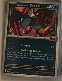 2025 Scarlet & Violet Destined Rivals #128 Team Rocket's Sneasel — front