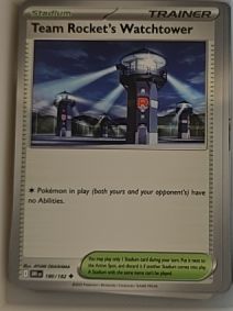 2025 Pokémon SV10: Destined Rivals #180 Team Rocket's Watchtower — front