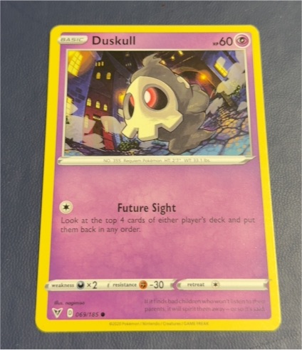 2020 Pokémon Vivid Voltage #069 Duskull — front