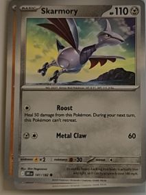 2025 Pokémon SV10: Destined Rivals #141 Skarmory — front