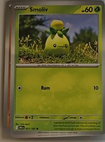 2023 Pokémon SV10: Destined Rivals #021 Smoliv — front