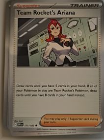 2025 Pokémon SV10: Destined Rivals #171 Team Rocket's Ariana — front