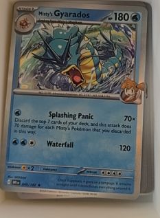 2023 Pokémon SV10: Destined Rivals #049 Misty's Gyarados — front