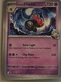 2023 Pokémon SV10: Destined Rivals #084 Steven's Claydol — front