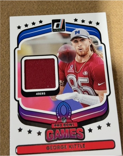 2025 Donruss Pro Bowl Games #PBM-GKE George Kittle — front