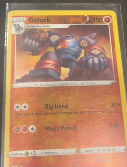 2022 Pokémon Sword & Shield #083 Golurk — front