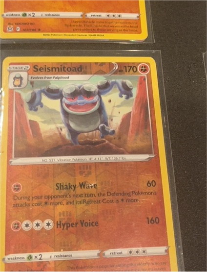2021 Pokemon Evolving Skies #090 Seismitoad — front